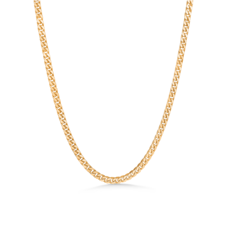 Panser halskæde udført i 925 ren sterlingsølv belagt med 18 karat forgyldning.