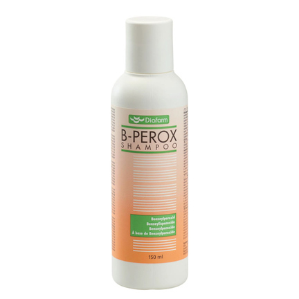 Diafarm Benzoylperoxid Shampoo 150 ml. | MyTrendyDog.dk