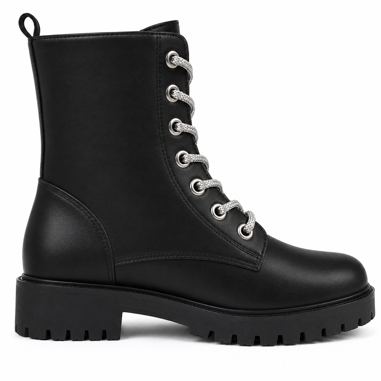 Shadow Steel Lace Boot - 37