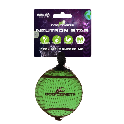 Dog Comets Neutron Star Tennisbold Med Pivelyd - M Ø6cm, grøn