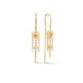 Solara earrings in gold-plated silver - studio.z