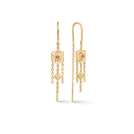 Solara earrings in gold-plated silver - studio.z