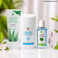 Forever Bright Toothgel, Aloe Ever-Shield Deo, Forever Aloe Lips, Forever Hand Sanitizer