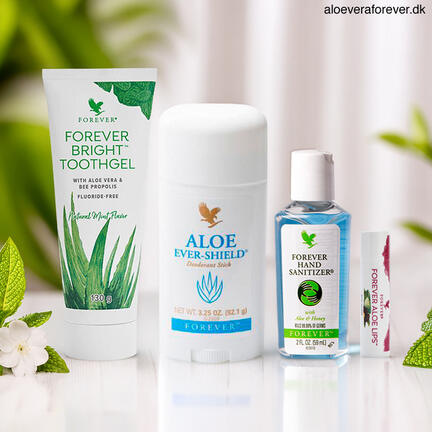 Forever Bright Toothgel, Aloe Ever-Shield Deo, Forever Aloe Lips, Forever Hand Sanitizer
