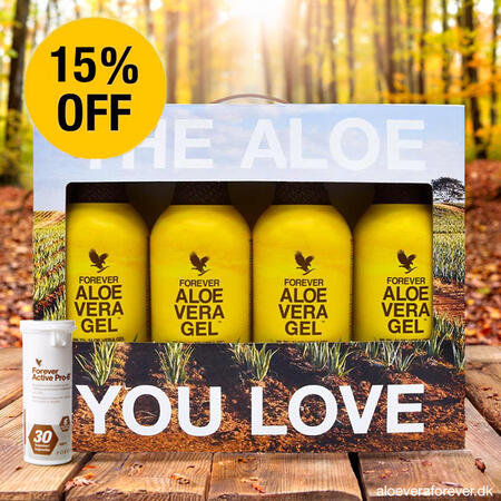 Forever Aloe Vera Gel 4-pak + Forever Active Pro-B tilbud