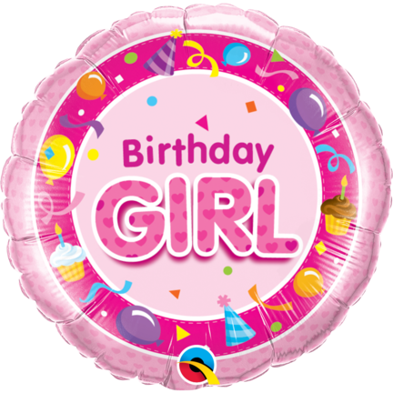 Fødselsdags ballon pige