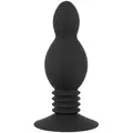 Black Velvets Bouncing Plug – sort silikone anal plug med bounce effekt