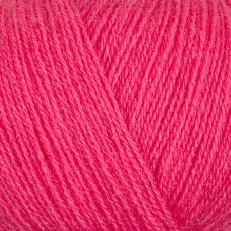 Close up af Gepard garn cashmere lace i farven koralbrud