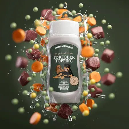 Tørfoder topping med lam 300ml.