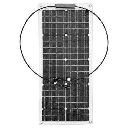 Bøjeligt monokrystallinsk solpanel 50W