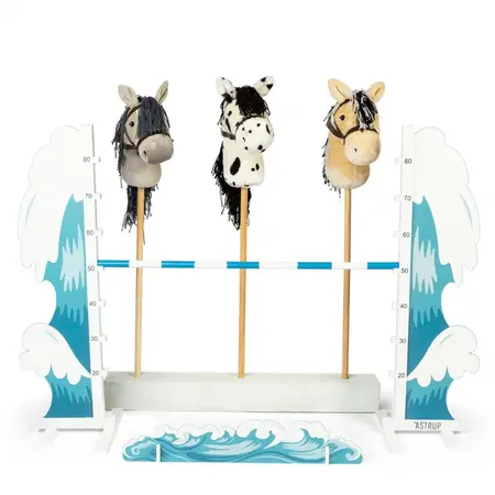 by Astrup spring til kæpheste/hobby horses med bølger