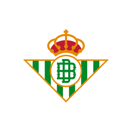 Real Betis klublogo på hvid baggrund til rundt kageprint Ø2–28 cm