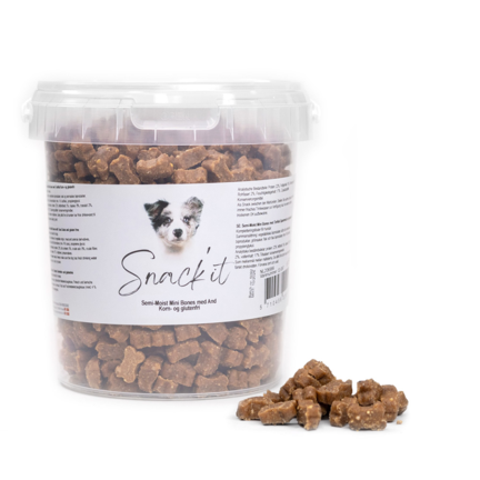 Snack'it Semi-moist bones med and - 500g