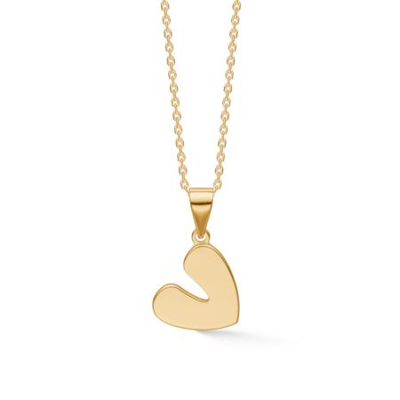 Letters V necklace made of 925 pure sterling silver plated with 18 karat gold plating.
