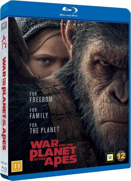 Abernes Planet, Opgøret, War For The Planet of the Apes, Bluray, Movie