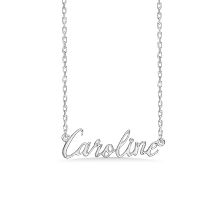 Name Tag Caroline made in 925 pure sterling silver.