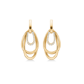 FABIENNE earrings in 14 karat gold with diamonds | Danish design by Mads Z