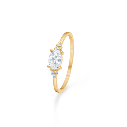 ALICIA ring in 8 karat gold | Danish design by Mads Z