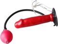 You2Toys Red Balloon oppustelig dildo i rød latex/PVC med vibration og pumpe.