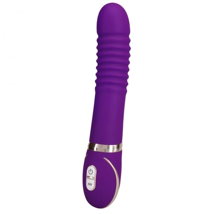 Vibe Couture Pleats pink vibrator i silikone med riller og 7 vibrationsmønstre