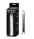 Power Escorts TDY Buddy Bullet 19 cm i sølv med 10 vibrationstilstande