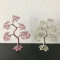 træ metal bonsai rosa champagne