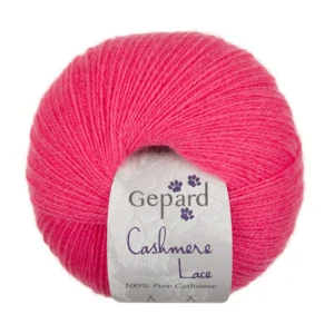 Gepard garn cashmere lace i farven klar pink