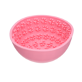 Eat Slow Live Longer Lick Mat Wobble Bowl Pink