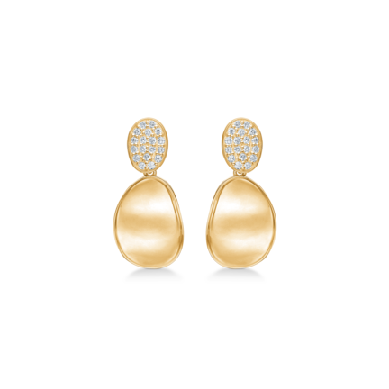 FIDELITY earrings in 14 karat gold | Danish design by Mads Z