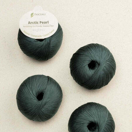 4 garnnoegler i kvaliteten arctic pearl fra pascuali i farven 17 neptune