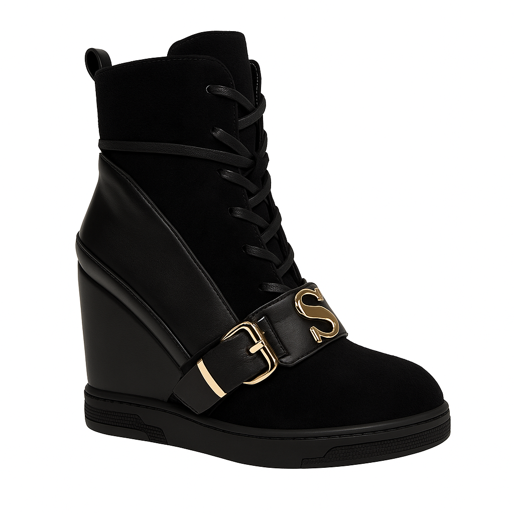 Noira Luxe Wedge Boot - 37