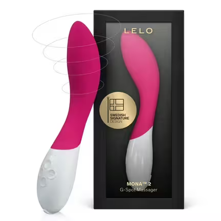 LELO Mona 2 G-Spot Massager – luksus G-punktsvibrator i blød silikone med 6 vibrationsfunktioner og genopladelig motor