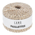 garnoegle af maerket paillettes fra lang yarns i farven hvid gold