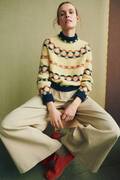 model ifoert gunta sweater fra isager i gul version