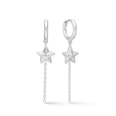 Starfish Lustre øreringe udført i 925 ren sterlingsølv.
