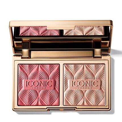 Iconic London, Silk Glow Duo, Rose Glow - Makeup, Blush, Kinder, Pudder