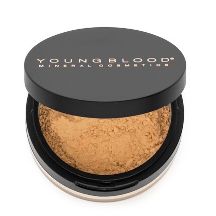 Youngblood, Mineral Rice Powder, Fv. Dark, 12 gram - Makeup, Rispulver, Stopper fedtet look, Olieabsorberende, Pudder