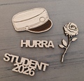 Bordpynt student i træ