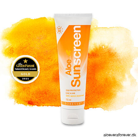Aloe Sunscreen solcreme SPF30 | Dansk officiel forhandler