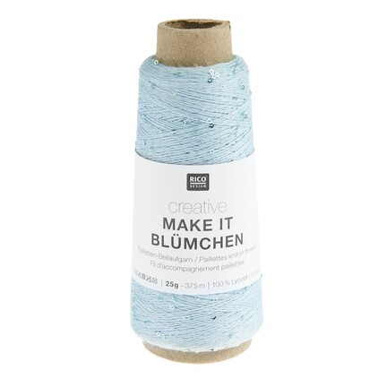garnneogle fra rico design make it blumchen i farven aqua lys blaa