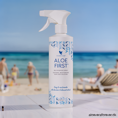 Aloe First - førstehjælp på flaske til solskoldning, forbrænding og insektbid