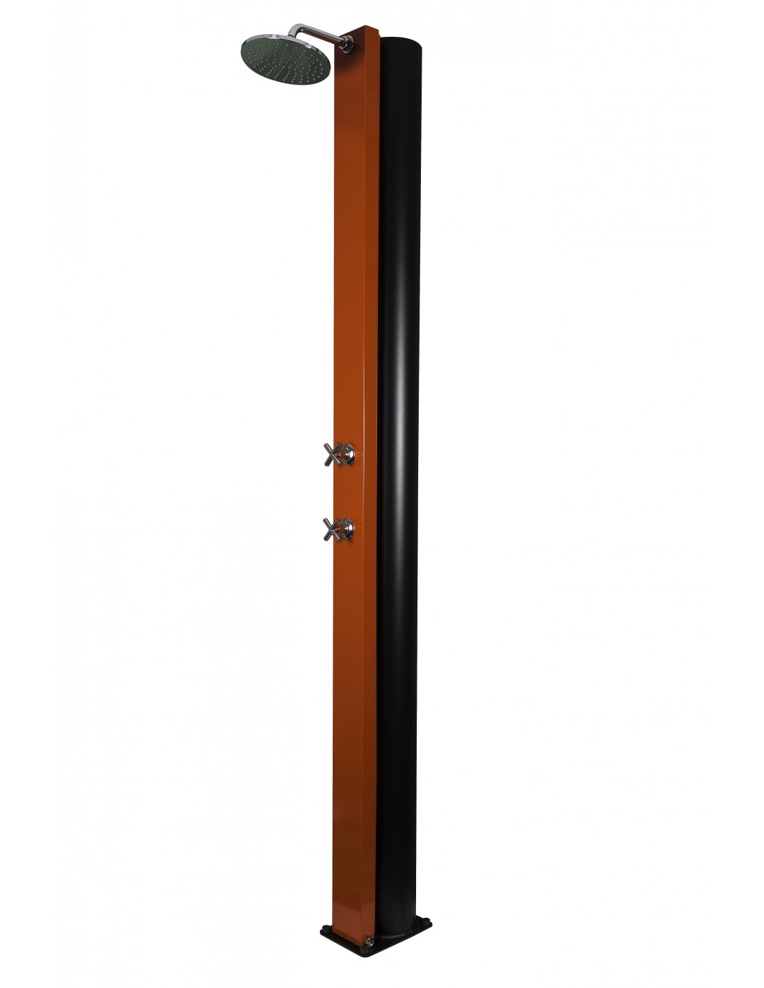 Crm Cross - Solardusche 40 Liter - Orange, Ohne Fußdusche