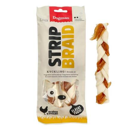dogman-strip-braid-medium  -  Snacks til hunde