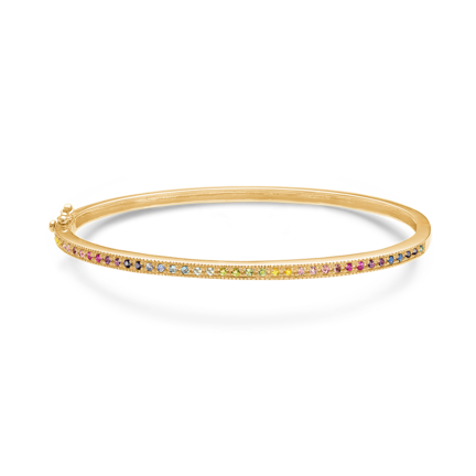 RAINBOW armring i 14 karat guld | Mads Z