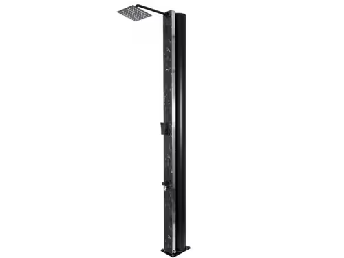 CRM ATLAS GLASS - Solbruser 40 liter - Black Jasper, Med fodvask
