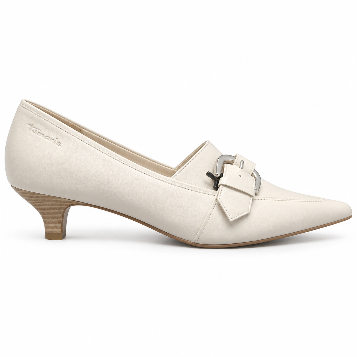 Tamaris Ivory Pump med Spænde - 39