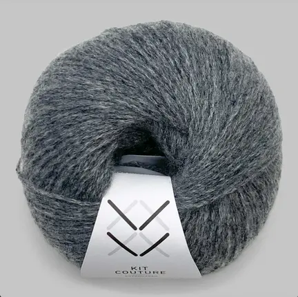 Garnnøgle 100% Cashmere fra Kit Couture i farven grå