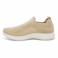 beige slip-on sneaker,