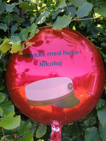 Studenter ballon med navn