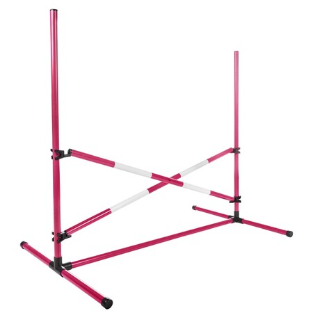 Spring saet til kaephest i pink og hvid